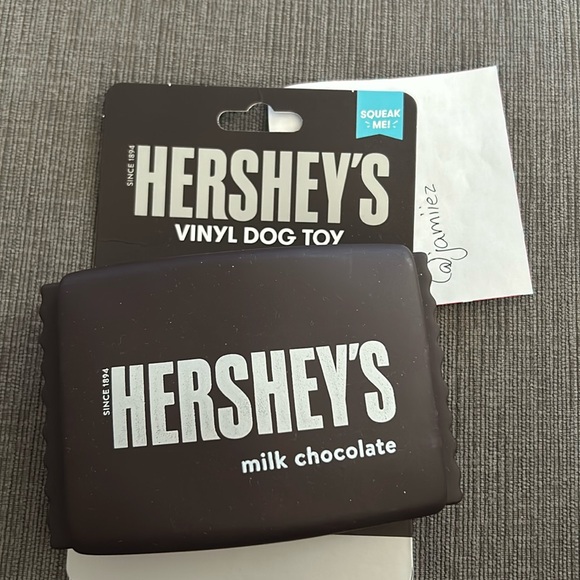 Hershey Other - Hersheys Bar Vinyl Squeaking Dog Toy